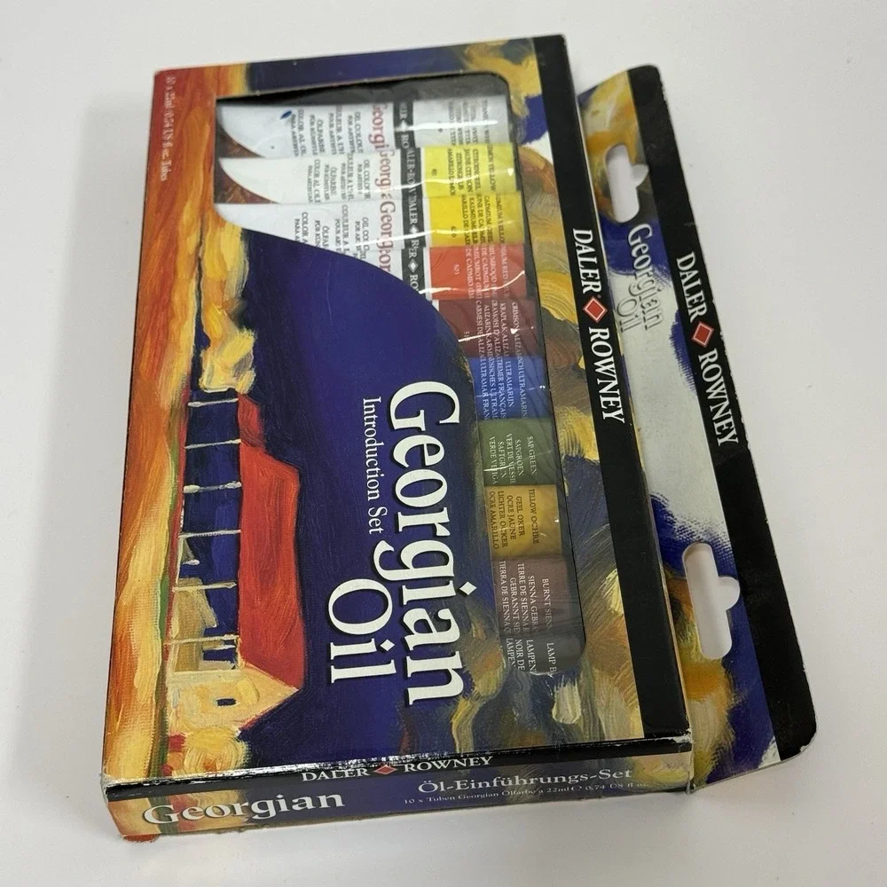 Daler-Rowney Georgian Oil Paint Introduction Set- 10 22ml Tubes